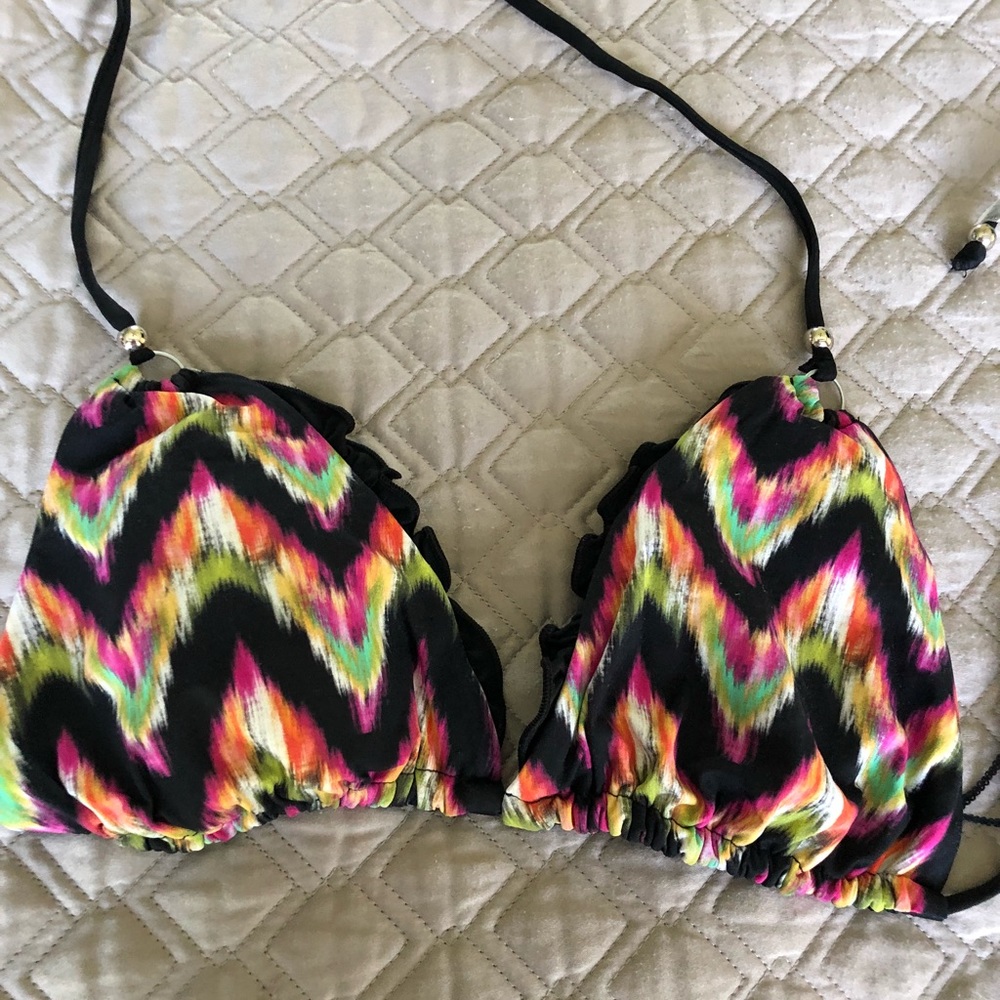 Vitamin A zig zag bikini top